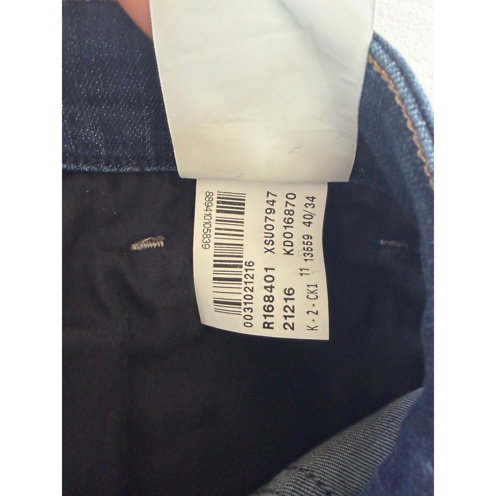 34 Heritage Jeans‎ Mens 40x31 Courage Mid-Rise Straight Stretch Denim Blue - Picture 6 of 9